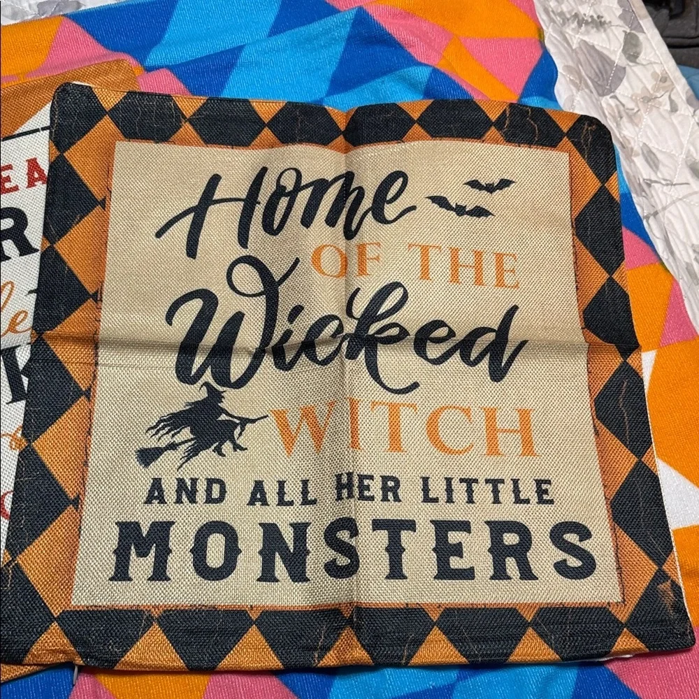 Halloween Themed Decorative Pillow Covers
